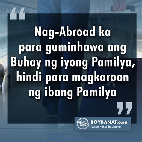 Ofw Quotes And Messages That Will Etch In Your Minds Boy Banat