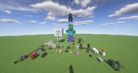 All Minecraft Creatures in a Single World Minecraft Map