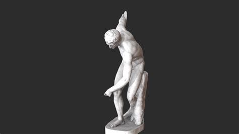 ArtStation - Discobolus Statue - Granite | Game Assets