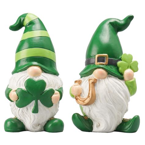 Newman House Studio St Patricks Day Decorations Gnome D Cor Pc Resin