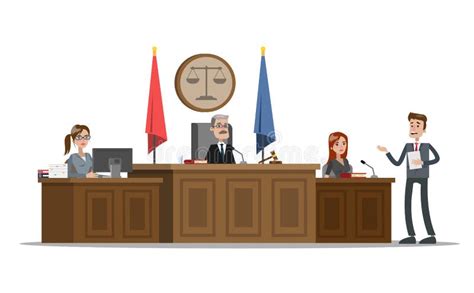 Court Trial Clipart