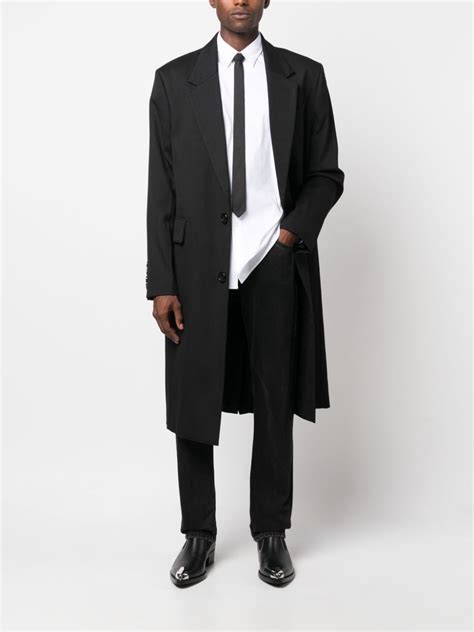 Prada Logo Patch Long Sleeve Shirt White Farfetch