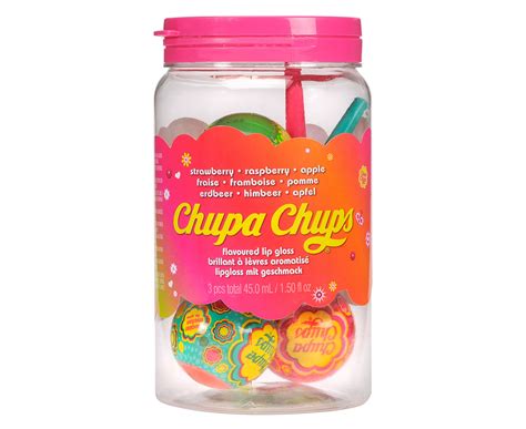 Chupa Chups Flavoured Lip Gloss Jar Au