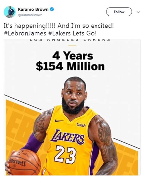 Lebron James Agrees To Four Year Contract With Los Angeles Lakers