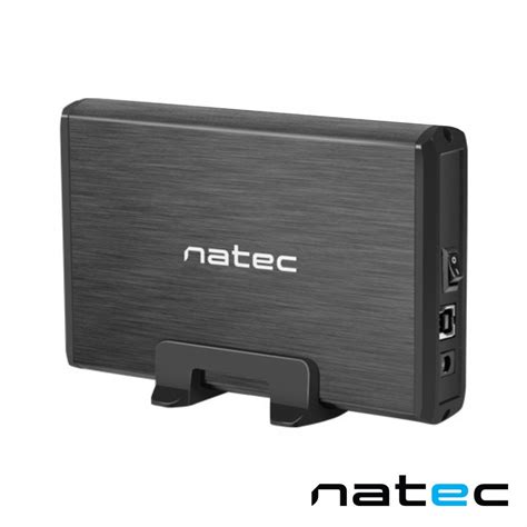 Caixa Alumínio USB 3 0 P Discos HDD 3 5 SATA III NATEC Ledistronica