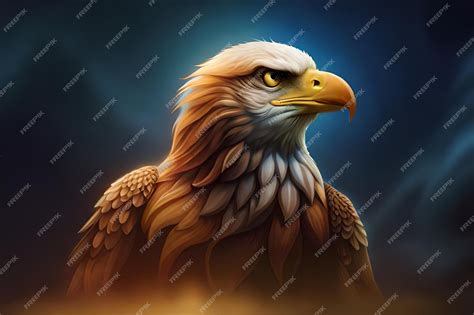 Premium AI Image | Eagle fire design illustration