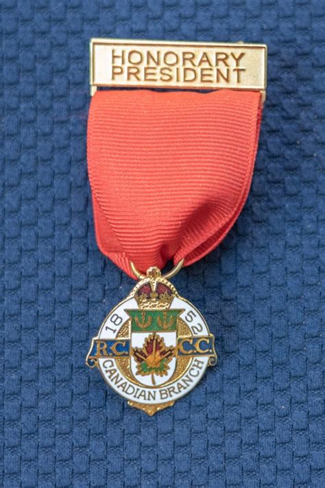 Honorary Presidents Medal Rccc Canadian Branch 1852 Me429 Ehive