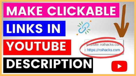 How To Make Clickable Links In YouTube Video Descriptions In 2024