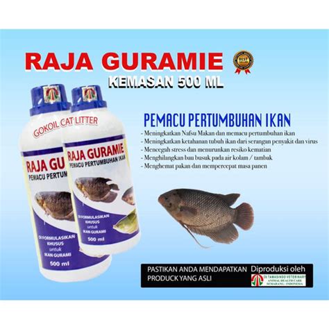 Jual TAWARAN TAK TERLUPAKAN RAJA GURAMIE VITAMIN PENGGEMUK IKAN