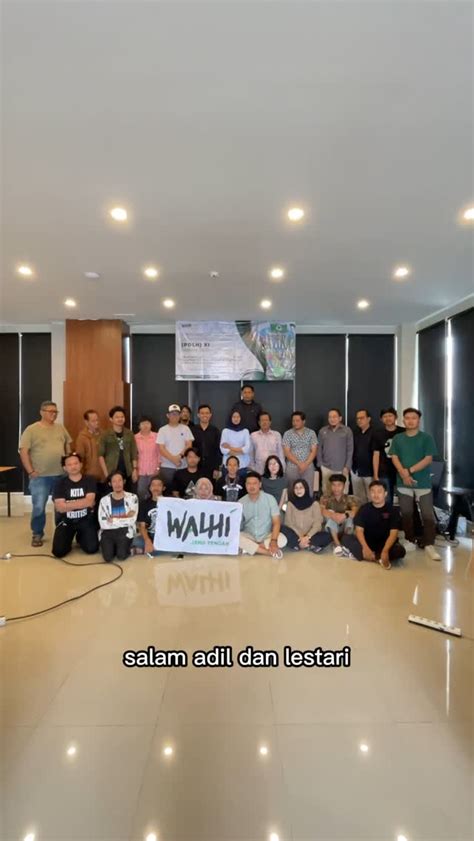 walhi jawa tengah salam adil  lestari  terlaksana