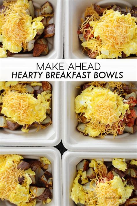 Hearty Make Ahead Breakfast Bowls Recipe Cucinadeyung