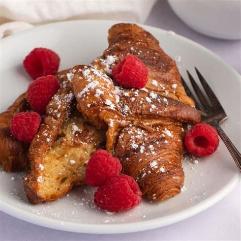 Croissant French Toast Easy Recipe Insanely Good