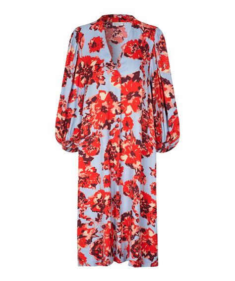 Nalo Smock Sleeve Midi Dress Masai Copenhagen
