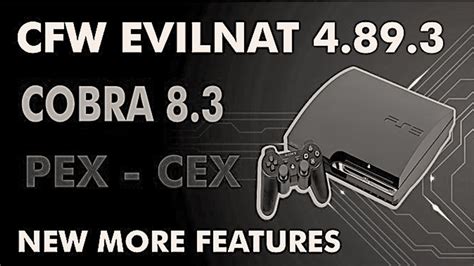 Cfw Evilnat Cobra Cex Dex Pex Youtube