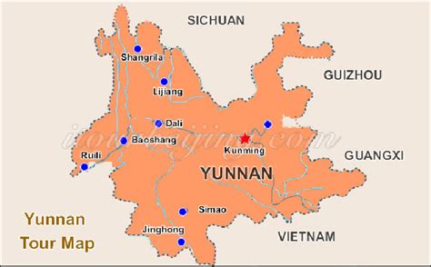 Map of Yunnan Province | Download Scientific Diagram