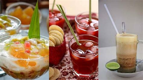 minuman tradisional  menyegarkan sumber kuliner