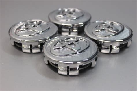 New Toyota Wheel Rim Center Hub Caps Chrome Logo Mm Prius Corolla