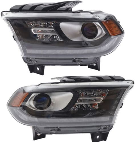 Amazon Cbhfmljd Halogen Headlight Led Drl For Dodge Durango