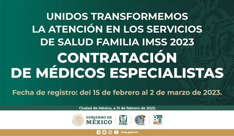 Imss On Twitter Convocatoria Para La Contrataci N De