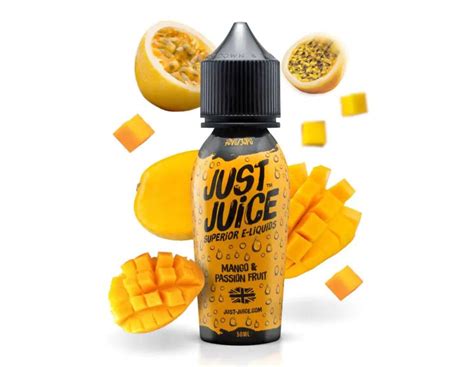 Just Juice Mango And Passion Fruit 50ml The British Vape Company