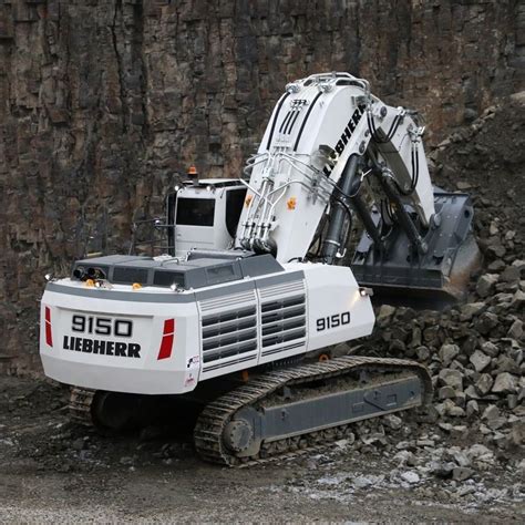 Pelleteuse Lourde R G Liebherr Excavators Sur Chenilles