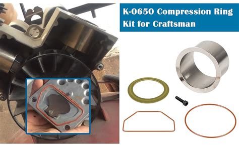 K 0650 Compression Ring Kit For Craftsman Black And DeVilbiss Porter