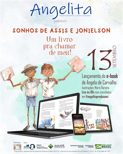 Angelita Produ Es Lan A E Book Sonhos De Assis E Jonielson Um Livro