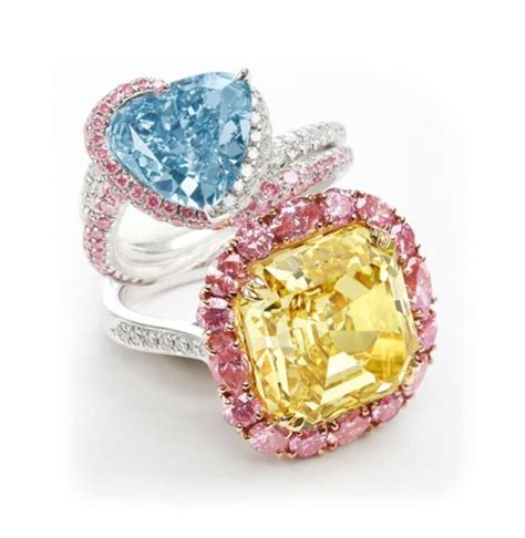 Magnificent Breathtaking Colored Stone Engagement Rings Fancy