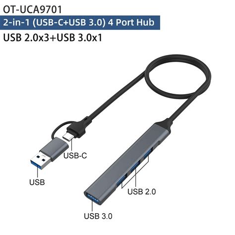 Mini Usb Hub Usb 3 0 Hub Expander Multi Usb Splitter Adapter 4 Puertos 4 Puertos Walmart En