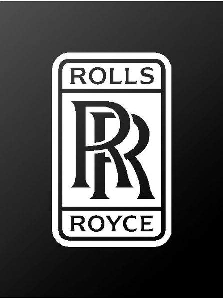 Rolls Royce Logo Vinyl Decal Car Window Laptop Emblem Sticker Kandy Vinyl Shop