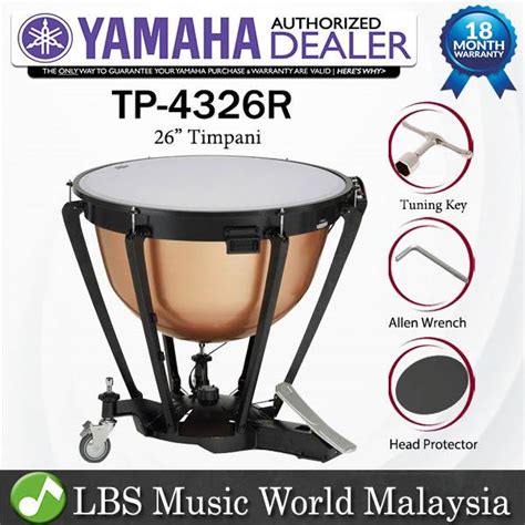 Yamaha Tp 4326r 26 Inch Series Standard Timpani Tp 4326r Tp4326r