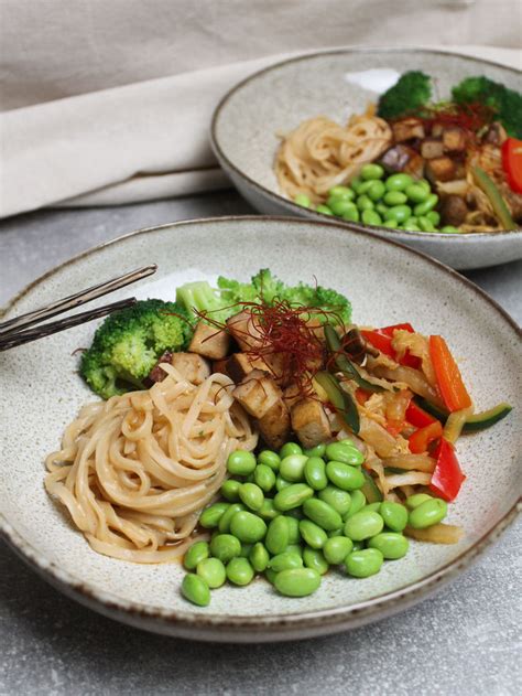 Vegane Asia Nudel Bowl K Leckerei