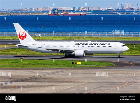 Tokio Japan Oktober Japan Airlines Jal Boeing Er