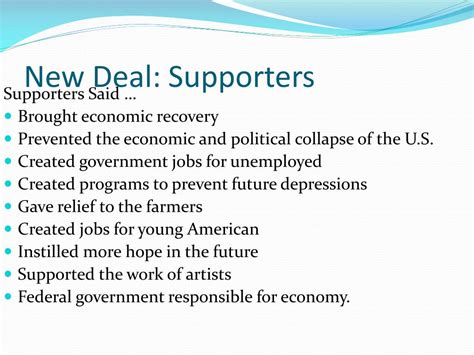 Ppt The Great Depression Fdr And The New Deal Powerpoint