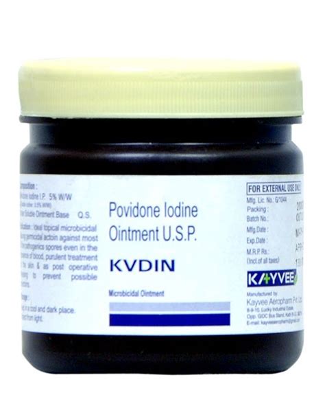 Advita Lifesciences Bevodine Povidone Iodine Ointment U S P Grade