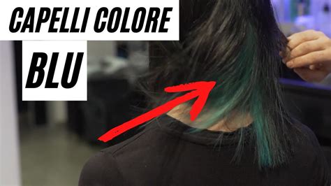 Come Tingere I Capelli Di COLORE BLU A Casa YouTube