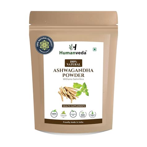 Humanveda Natural And Herbal Ashwagandha Root Powder Withania Somnifera