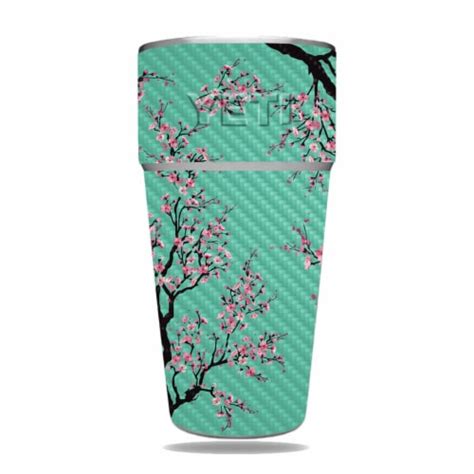 MightySkins CF YERAM26SI Cherry Blossom Tree Carbon Fiber Skin For Yeti