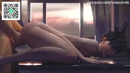 Overwatch Porn Dva Tracer Widow Licks Mercy S Pussy Rule34 3D Hentai Animation AI Upscaled