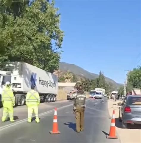 Accidente Vehicular Deja A Una Persona Fallecida En Peumo