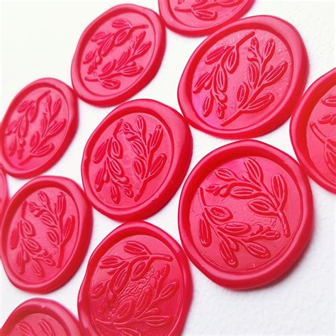 Self Adhesive Wax Seal Sticker Wax Seal Stamp Wedding Wreath Etsy