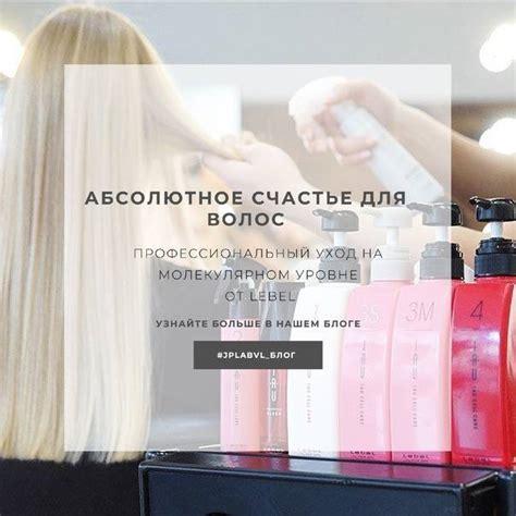 Абсолютное счастье для волос lebel- пошаговая процедура
