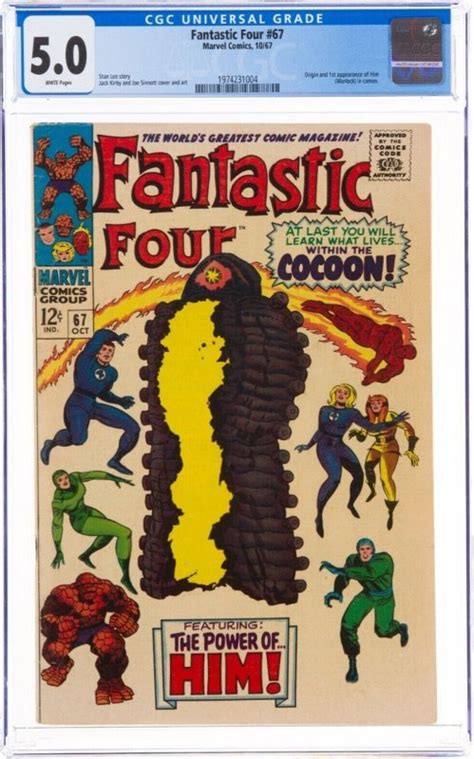 Fantastic Four Cgc Marvel Origin St App Him Warlock