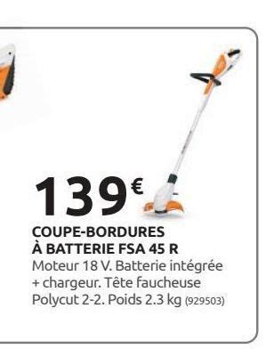 Promo Coupe Bordures A Batterie Fsa 45 R Chez Rural Master