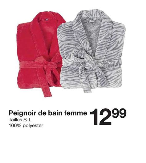 Promo Peignoir De Bain Femme Chez Zeeman Icatalogue Fr