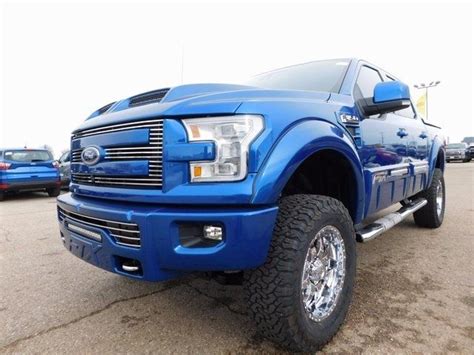 2017 Ford F 150 Tuscany Ftx Lightning Blue Lariat Loaded Lifted Truck