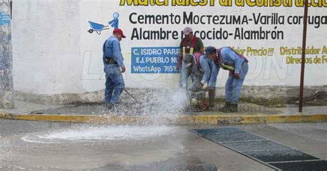 Fugas Y Cortes Por Obras Dejan Sin Agua A Usuarios