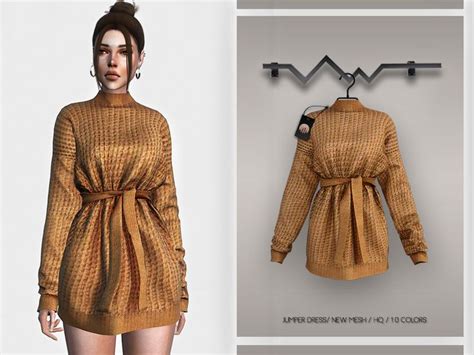 Busra Tr S Jumper Dress Bd Sims Clothing Jumper Dress Sims