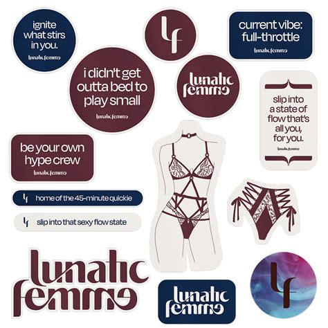 Sexy Stickers Sexy Quotes Self Love Lunatic Femme