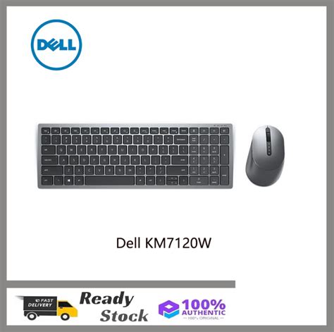 Dell Km7120w Multi Device Wireless Keyboard And Mouse Combo Rf Wireless Bluetooth Qwerty Grey